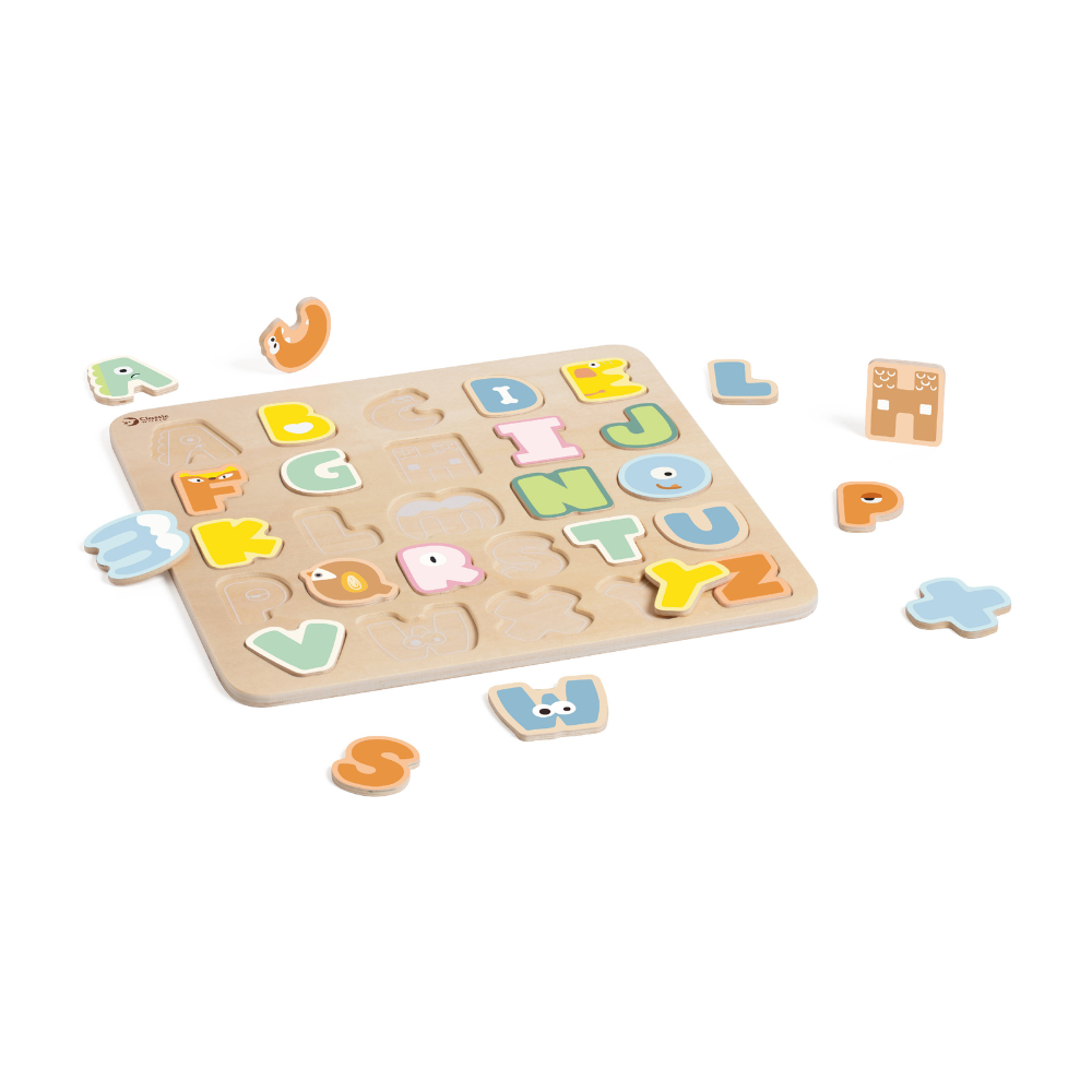 Classic World - Wooden Puzzle - Alphabet A-Z - 27pcs