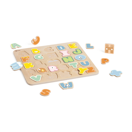 Classic World - Wooden Puzzle - Alphabet A-Z - 27pcs