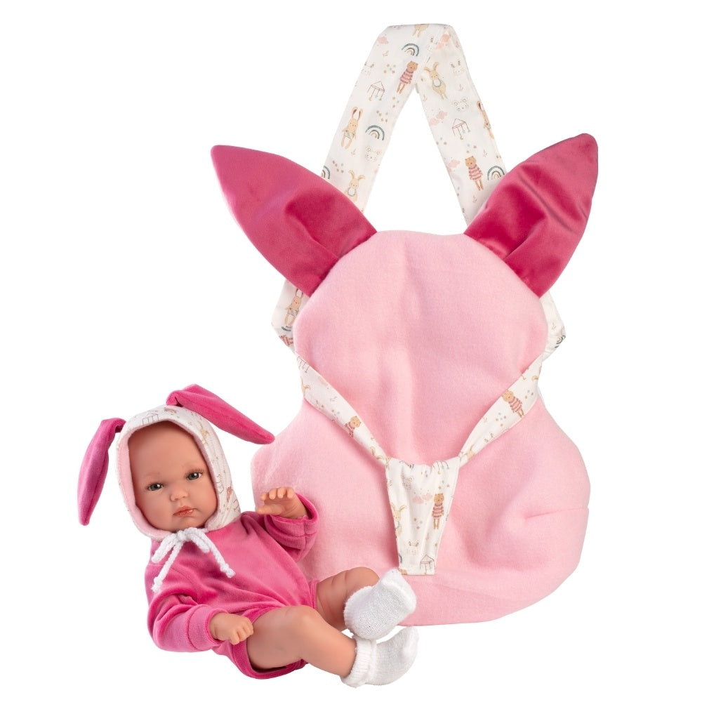 Llorens - Anatomically Correct Baby Girl Doll with Pink Clothing: Bimba - 35cm
