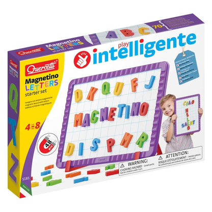 Quercetti - Magnetino: Magnetic Letters Starter Set