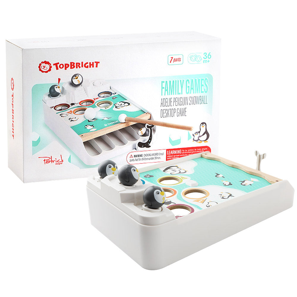 TopBright - Penguin Pound & Tap Game - Fine Motor Toy for Kids