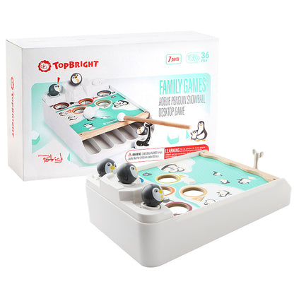 TopBright - Penguin Pound & Tap Game - Fine Motor Toy for Kids