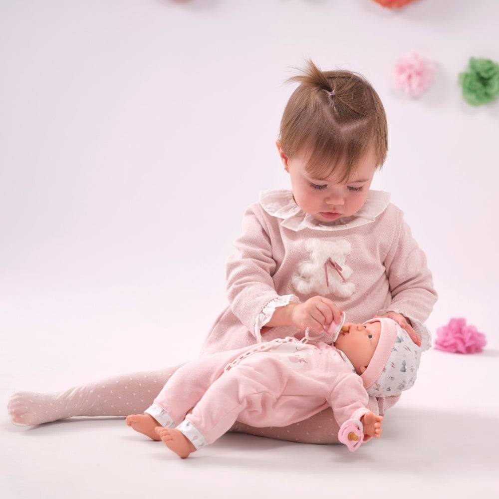 Llorens - Baby Girl Doll with Clothing & Accessories: Joelle - 38cm
