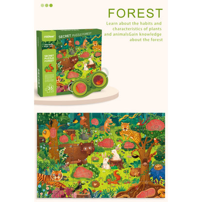 Mideer - Puzzle Secret - Forest - 35pcs