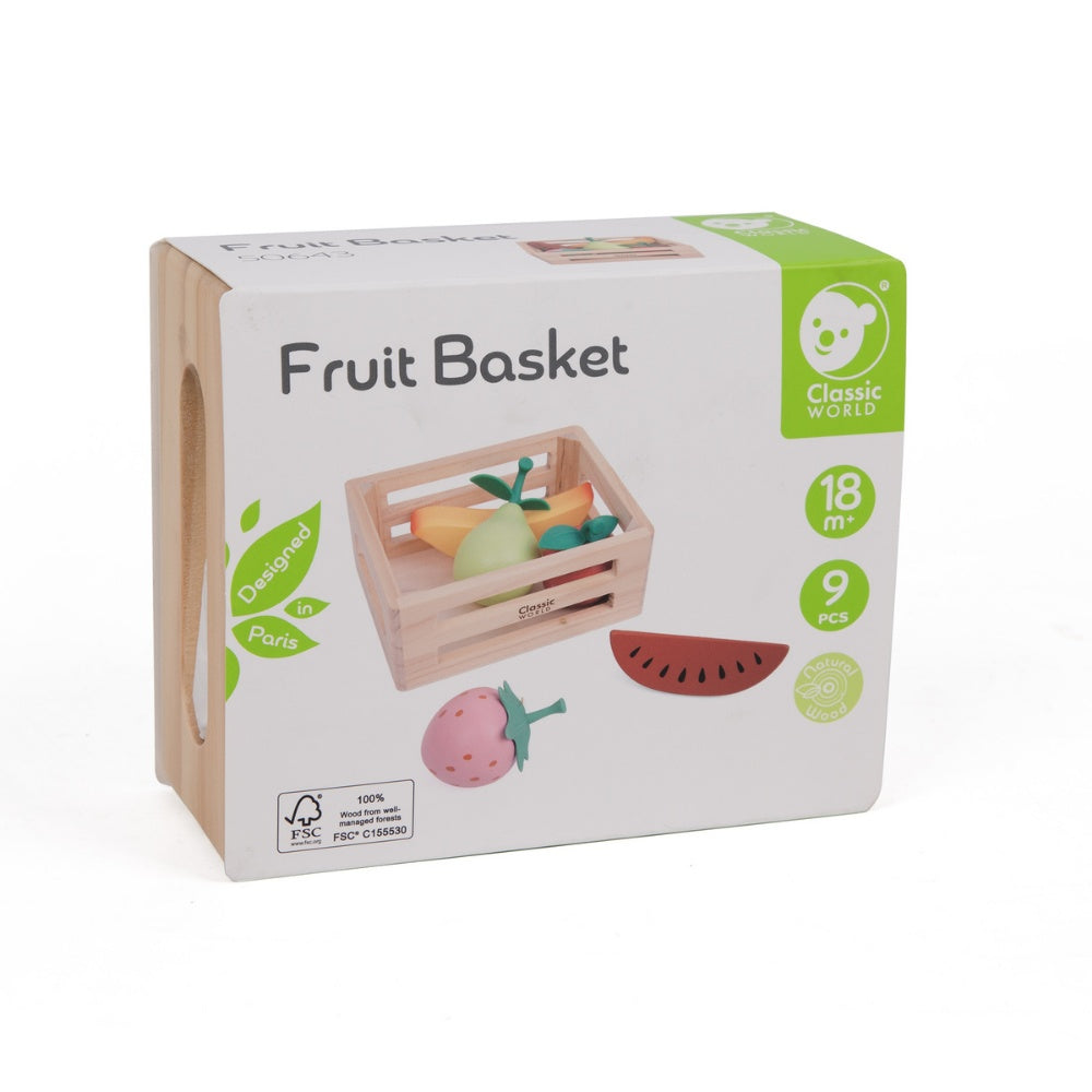 Classic World - Pretend & Play - Fruit Basket