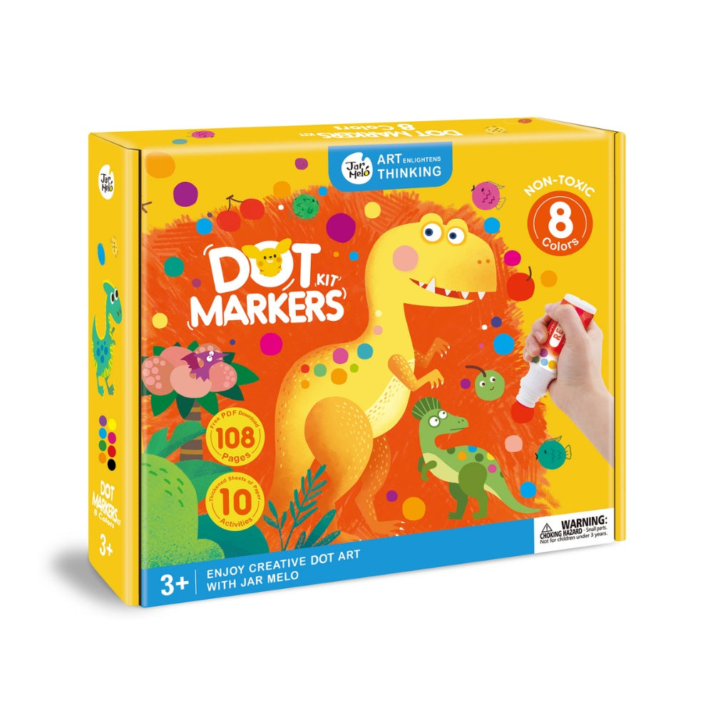 Jar Meló - Dot Painting Art Markers - 8 Colours