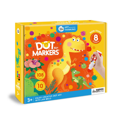 Jar Meló - Dot Painting Art Markers - 8 Colours