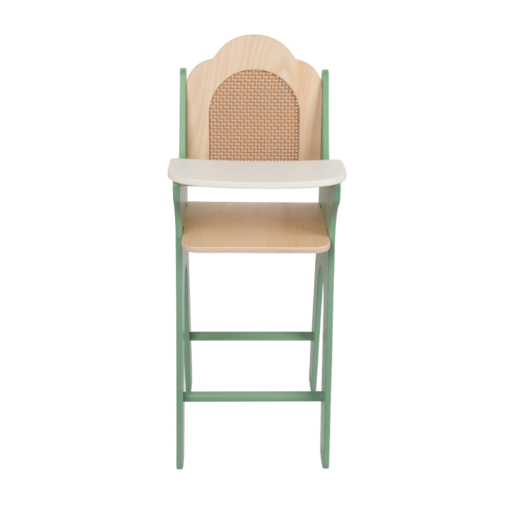 Classic World - Pretend & Play - Vintage Wooden Doll High Chair