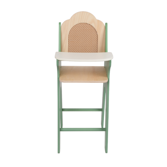 Classic World - Pretend & Play - Vintage Wooden Doll High Chair