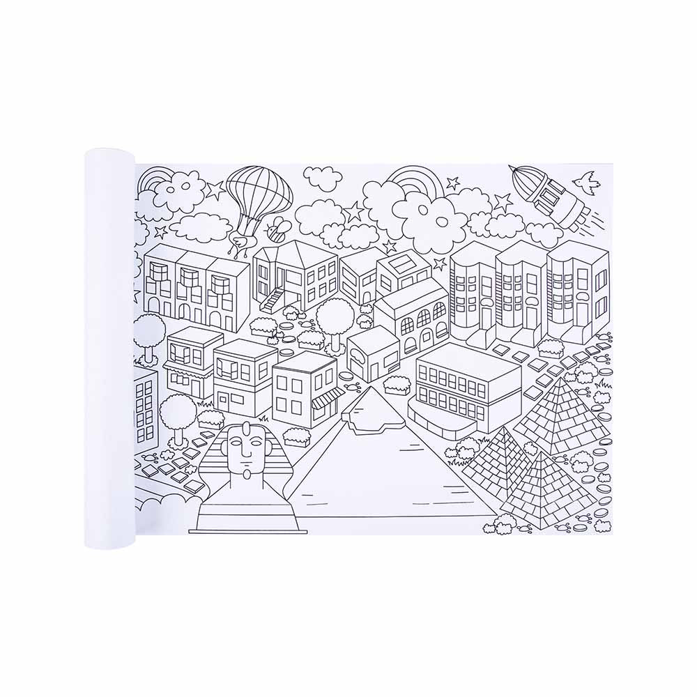 TookyToy - Colouring Roll - Cities Around The World - Motherhood