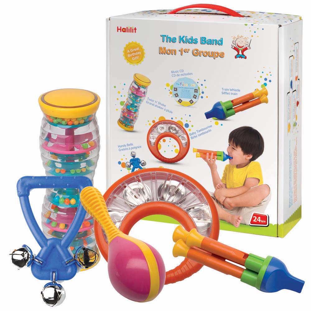 Halilit - Music Instrument for Babies & Toddlers - The Kids Band Set 5 pc