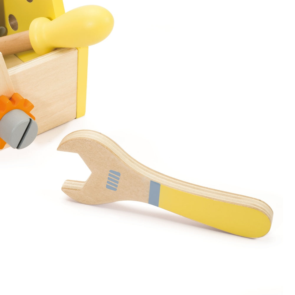 Classic World - Pretend & Play - Wooden Carpenter Tool Set - 18pcs