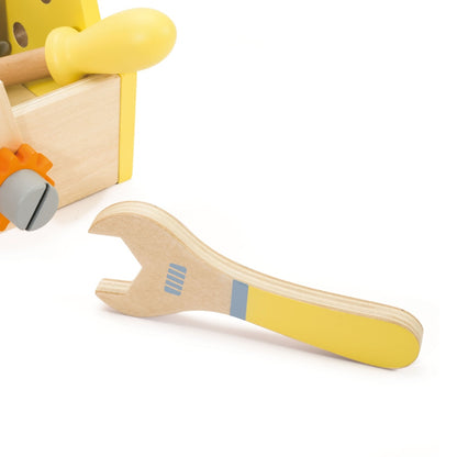 Classic World - Pretend & Play - Wooden Carpenter Tool Set - 18pcs