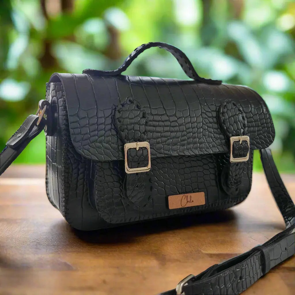 Chilo Designs - Obsidian Opulence Satchel - Motherhood