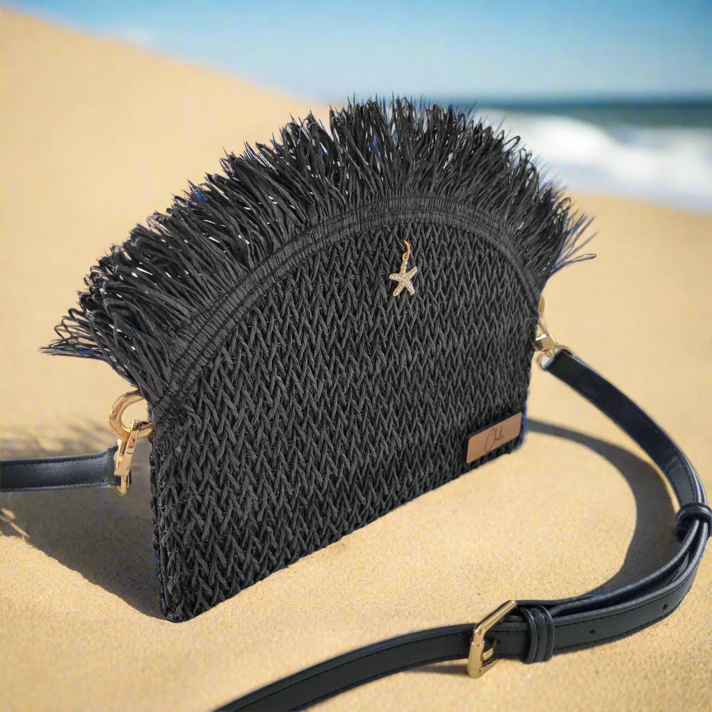 Chilo Designs Clutch Bag - Ebony Weave - Motherhood
