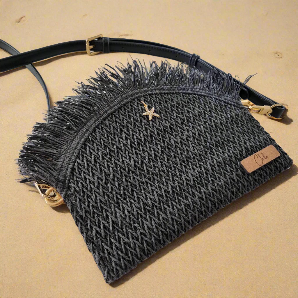 Chilo Designs Clutch Bag - Ebony Weave - Motherhood