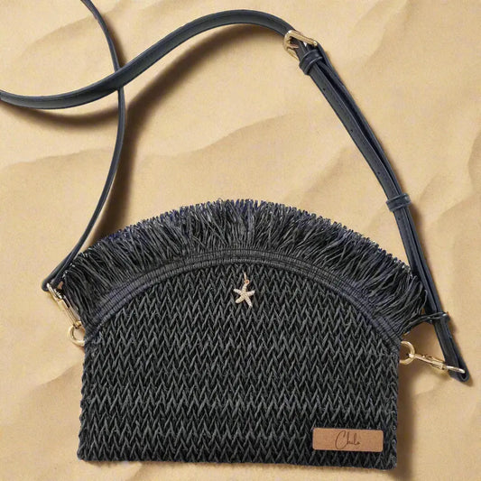 Chilo Designs Clutch Bag - Ebony Weave - Motherhood