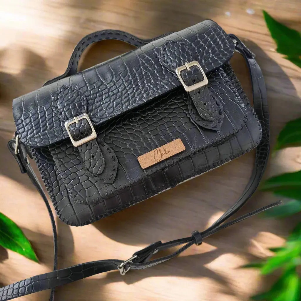 Chilo Designs - Obsidian Opulence Satchel - Motherhood