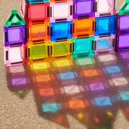 Mideer - Colourful Mini Magnetic Tiles Building Set - 66pcs
