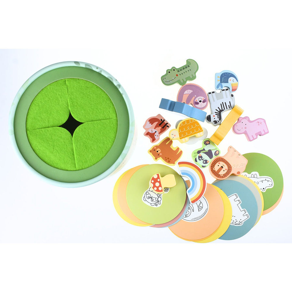 TookyToy - Animal Touch & Match Mystery Bucket - My Forest Friends - Motherhood