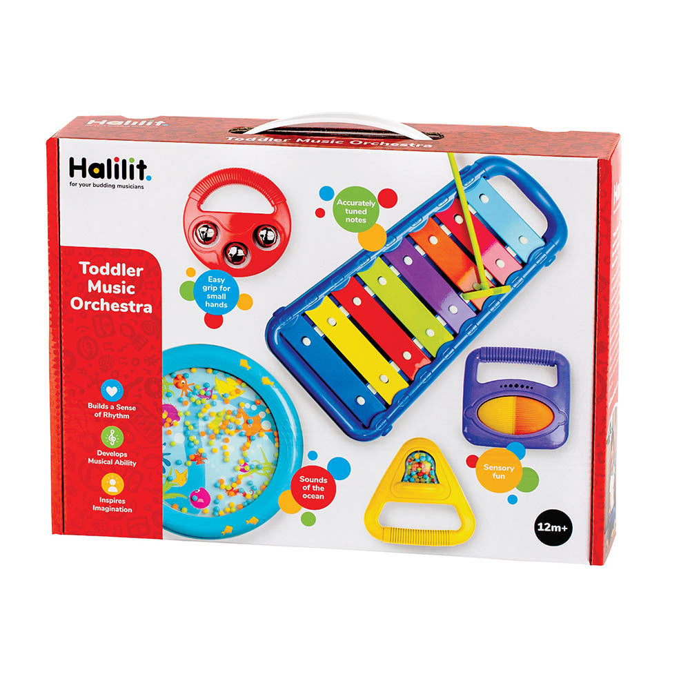 Halilit - Music Instrument for Babies & Toddlers - Toddler Music Orchestra Set of 5