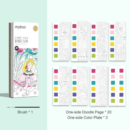 Mideer - Watercolour Painting Set - Travel Size - Fairy Tale Dream