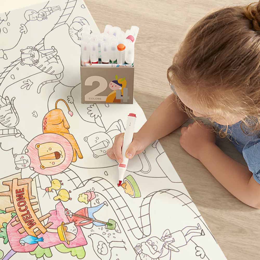 Mideer - Adhesive Colouring Scroll - Motherhood