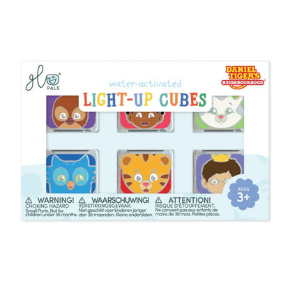 Glo Pals - Water Activated Light-Up Sensory Toys - Daniel Tiger (6 Pack)