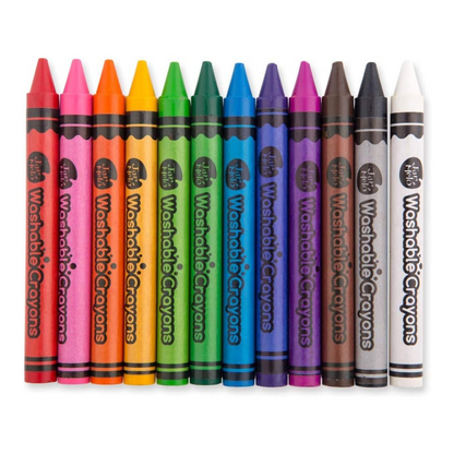 Jar Meló - Wax Crayons - Washable Non-Toxic - 36 Colours