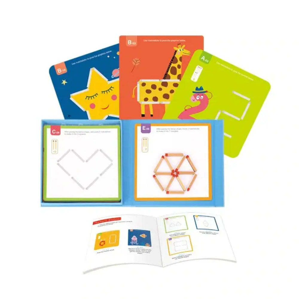 TookyToy - Creative Math Sticks: Patterning Activity Set