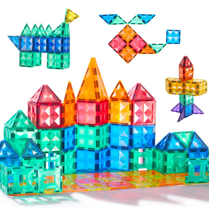Mideer - Colourful Magnetic Tiles Building Set - 60pcs