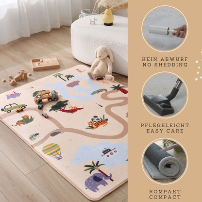 Hakuna Matte - CloudSoft Play Mat Carpet - Safari - 200 x 150 x 1.5 cm