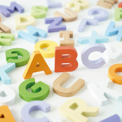 Le Toy Van - Wooden Alphabet Set & Bag - 60 Letters
