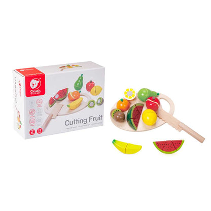 Classic World - Pretend & Play - Cutting Fruit - 9pcs
