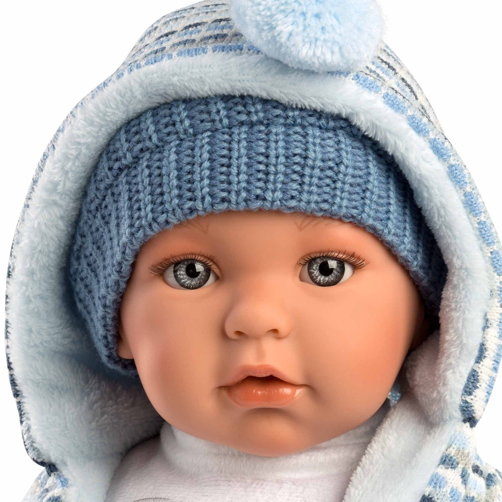 Llorens - Baby Boy Doll with Clothing & Blue Accessories: Enzo - 42cm