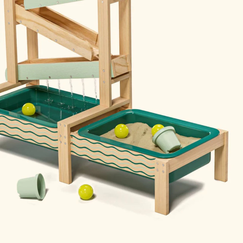 TopBright - Outdoor Wooden Sand and Water Play Station