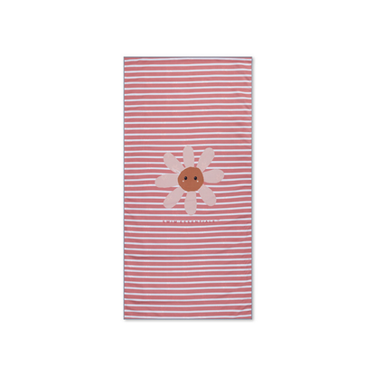 Swim Essentials - Microfiber Beach Towel - Daisy Flower - 135x65 cm