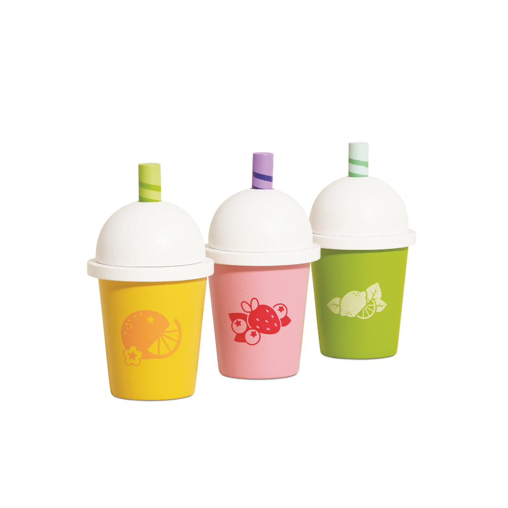Le Toy Van - Wooden Take Away Smoothie Trio - 3pcs