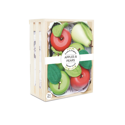 Le Toy Van - Wooden Orchard Fruits Food Crate - 8pcs