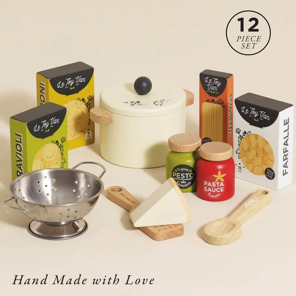 Le Toy Van - Wooden Organic Pasta Set - 12pcs