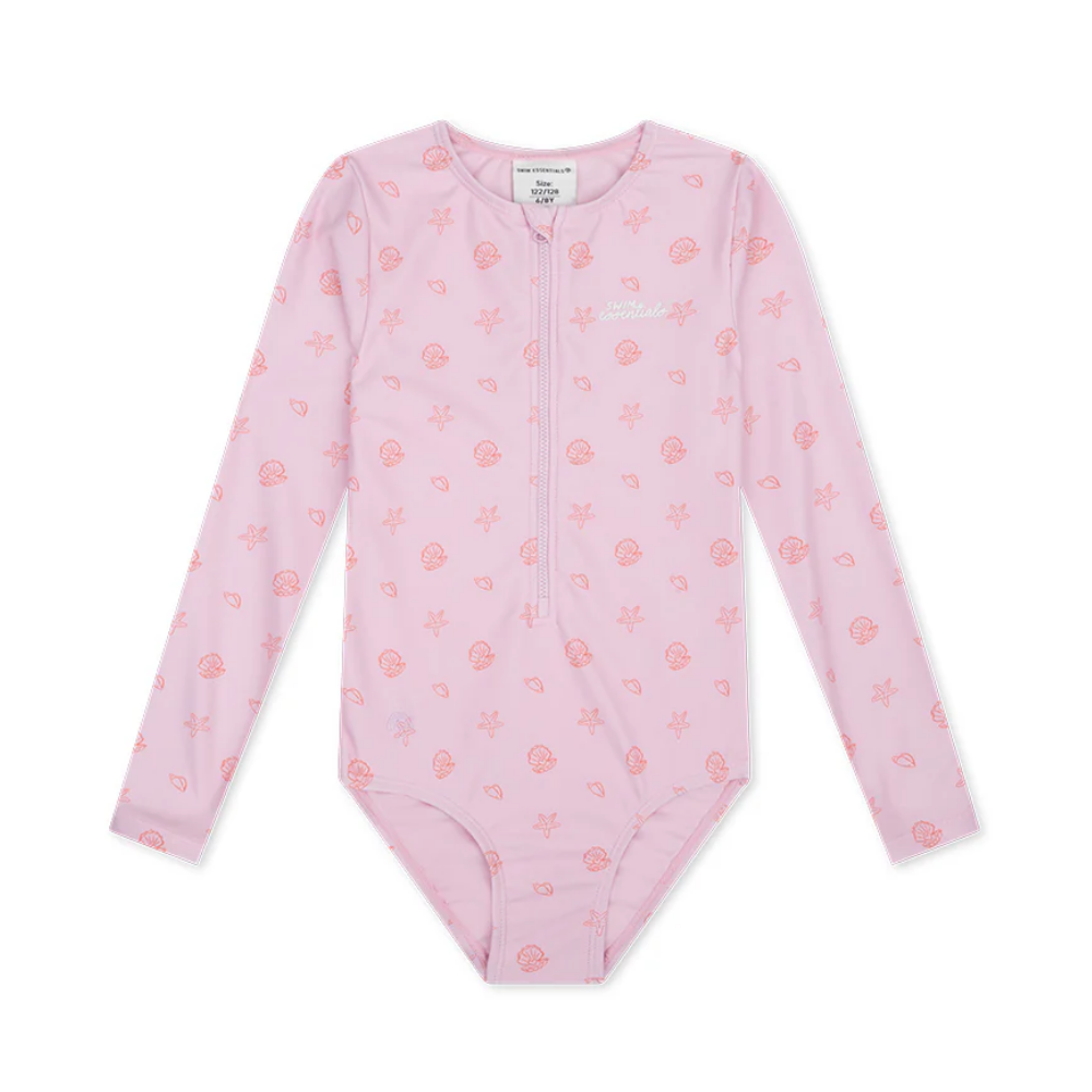 Swim Essentials - Girls Rashguard - Shell Tastic
