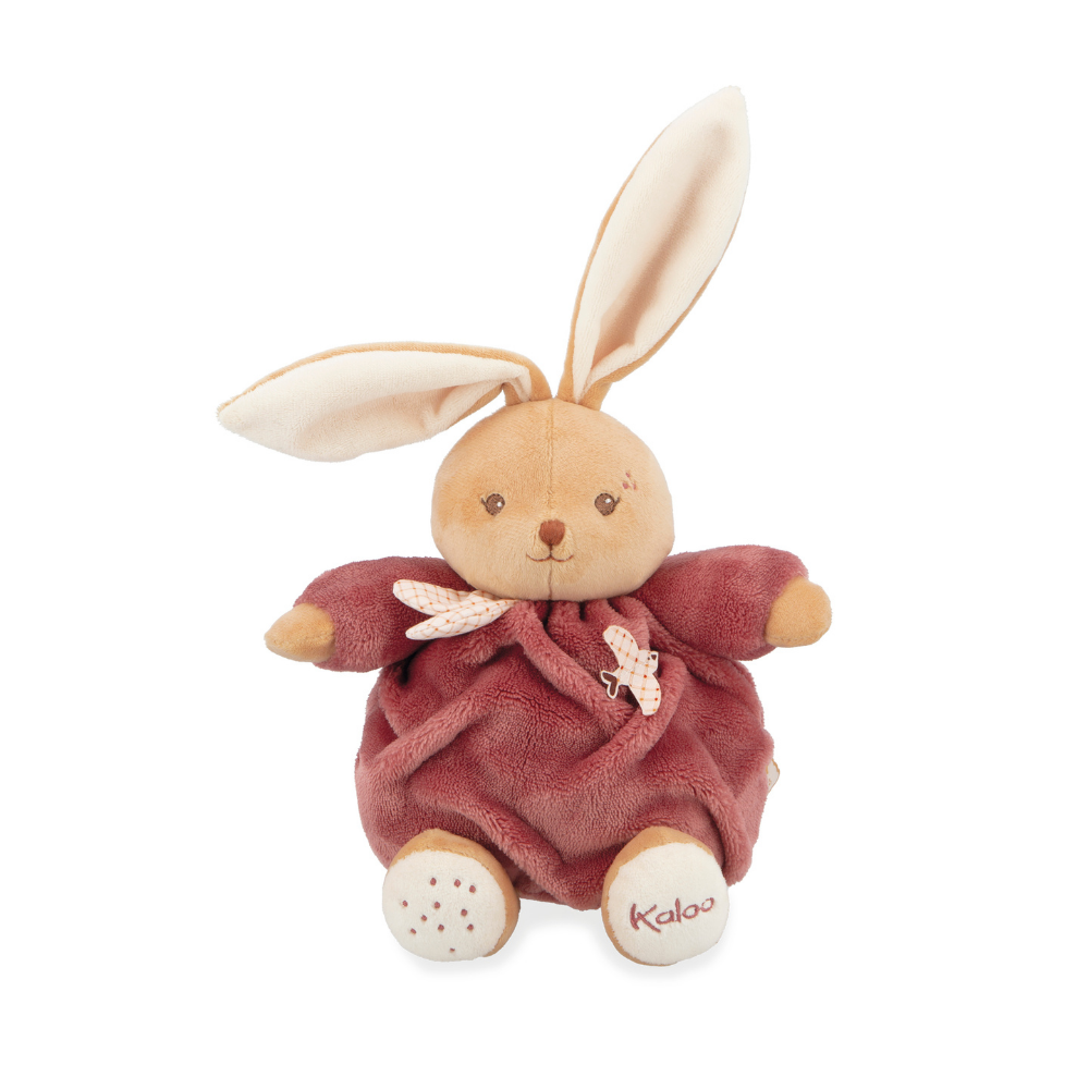 Kaloo - Soft Toy - Burgundy Rabbit Patapouf - 17cm