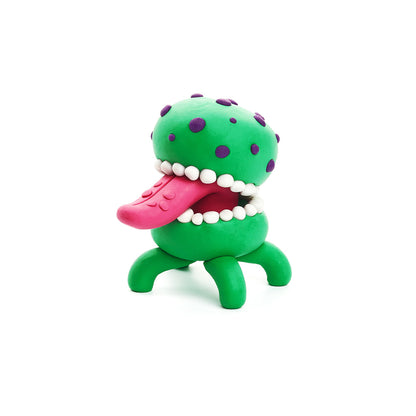 Hey Clay - Modelling Air-Dry Clay with Fun Interactive App - Burger, Trio, Scorpio, Series Aliens, 6 cans