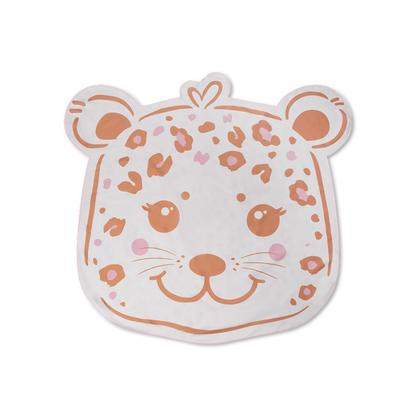 Swim Essentials - Shaped Beach Towel - Leopard