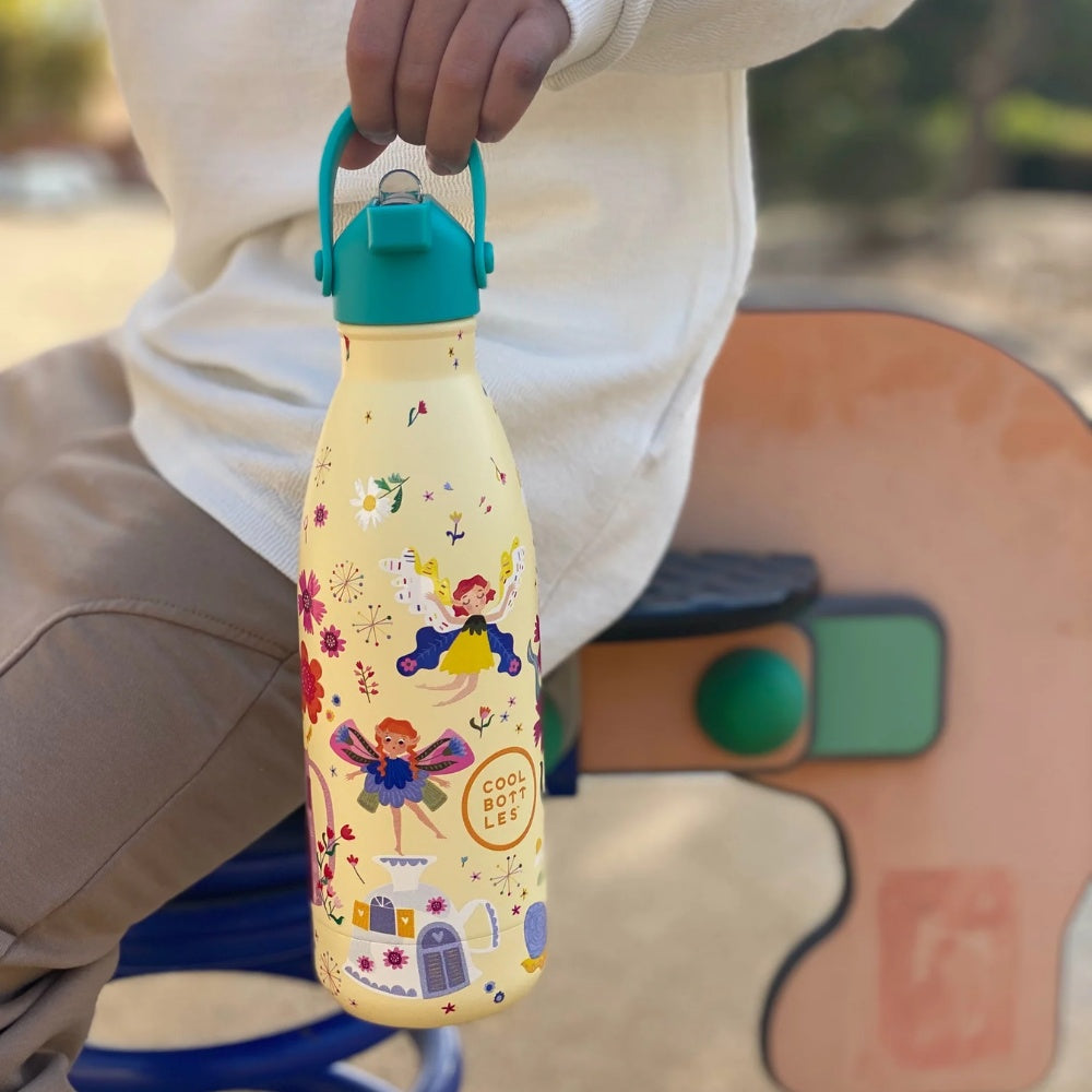 Cool Bottles - Kids Triple-Insulated Water Bottle - Magical Fairies 350ml