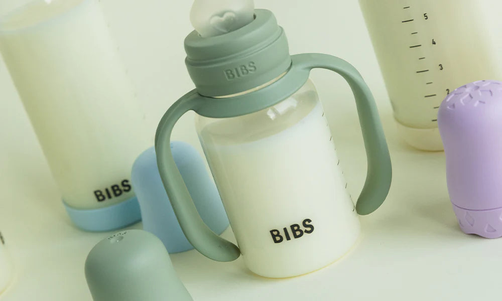 BIBS Baby Bottle Handle – Ergonomic, Non-Slip Grip for Self-Feeding - Motherhood