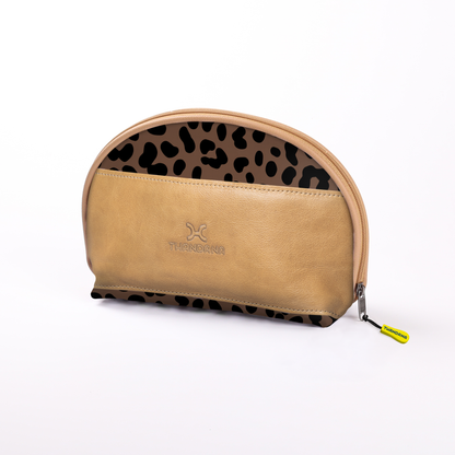 Thandana Big Mouth Extender Bag Cheetah - Coffee