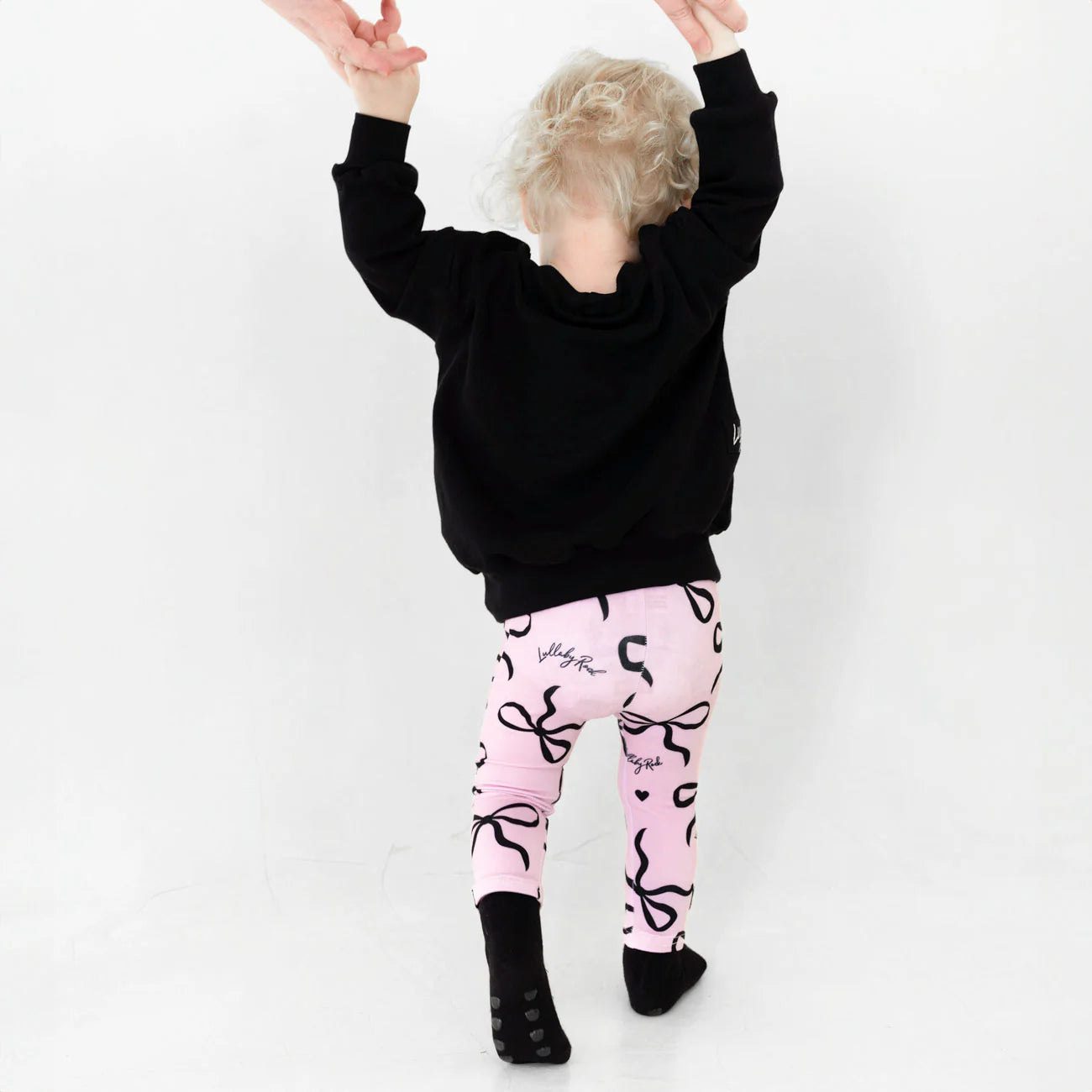 Lullaby Rock Knot Your Average Set – Bow Tracksuit Top & Printed Tights - Motherhood