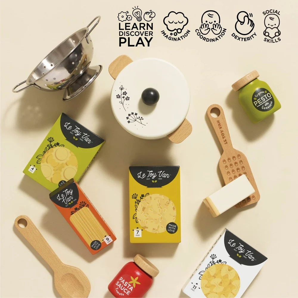 Le Toy Van - Wooden Organic Pasta Set - 12pcs