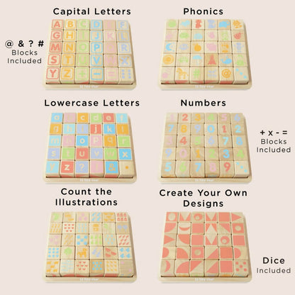 Le Toy Van - ABC Learning Wooden Blocks - 30pcs